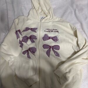 Zipped Friendship Hoodie. SWS Athletics. Size L/XL.